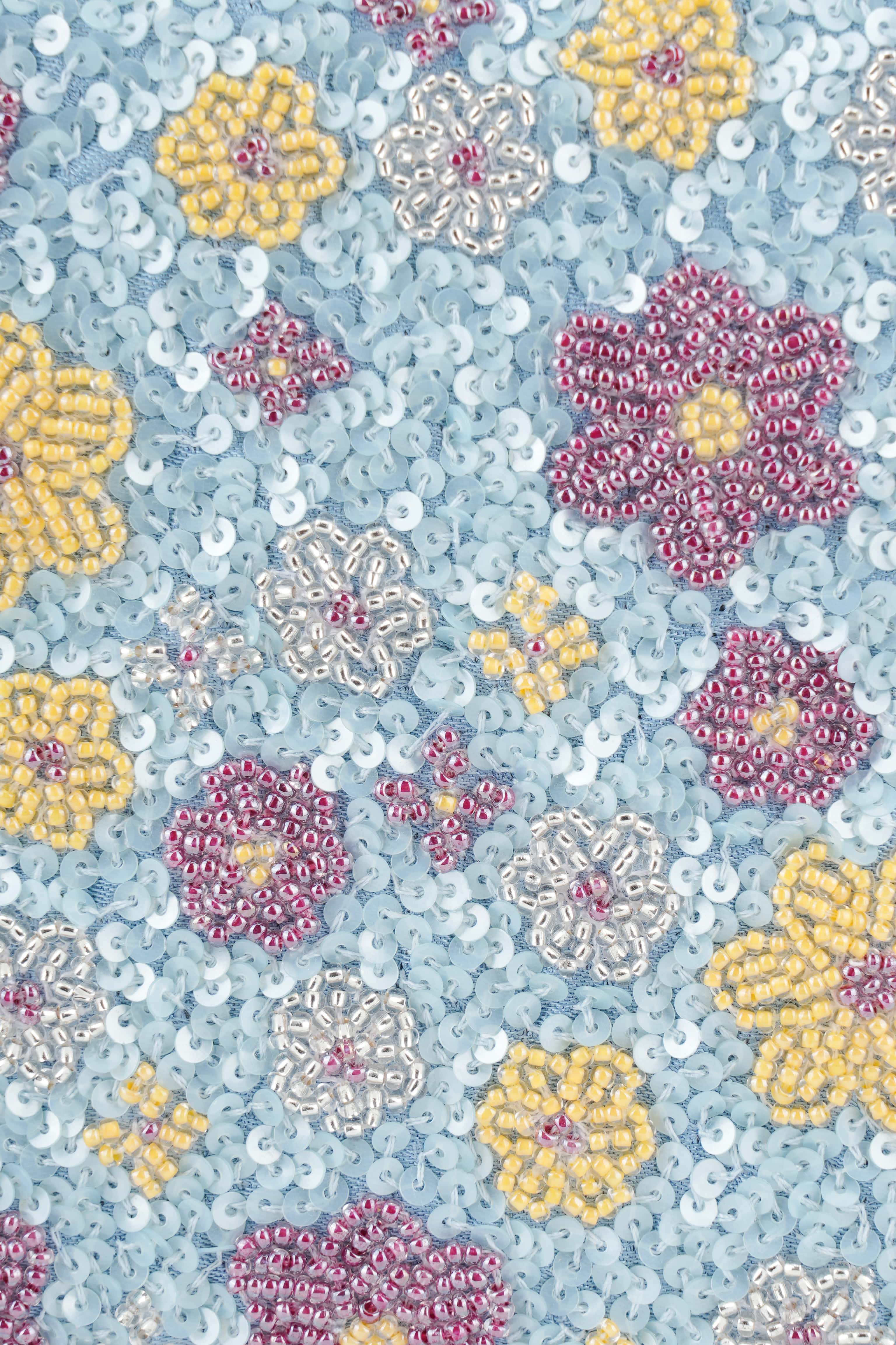 Hand Embroidered Purse- PHOOL