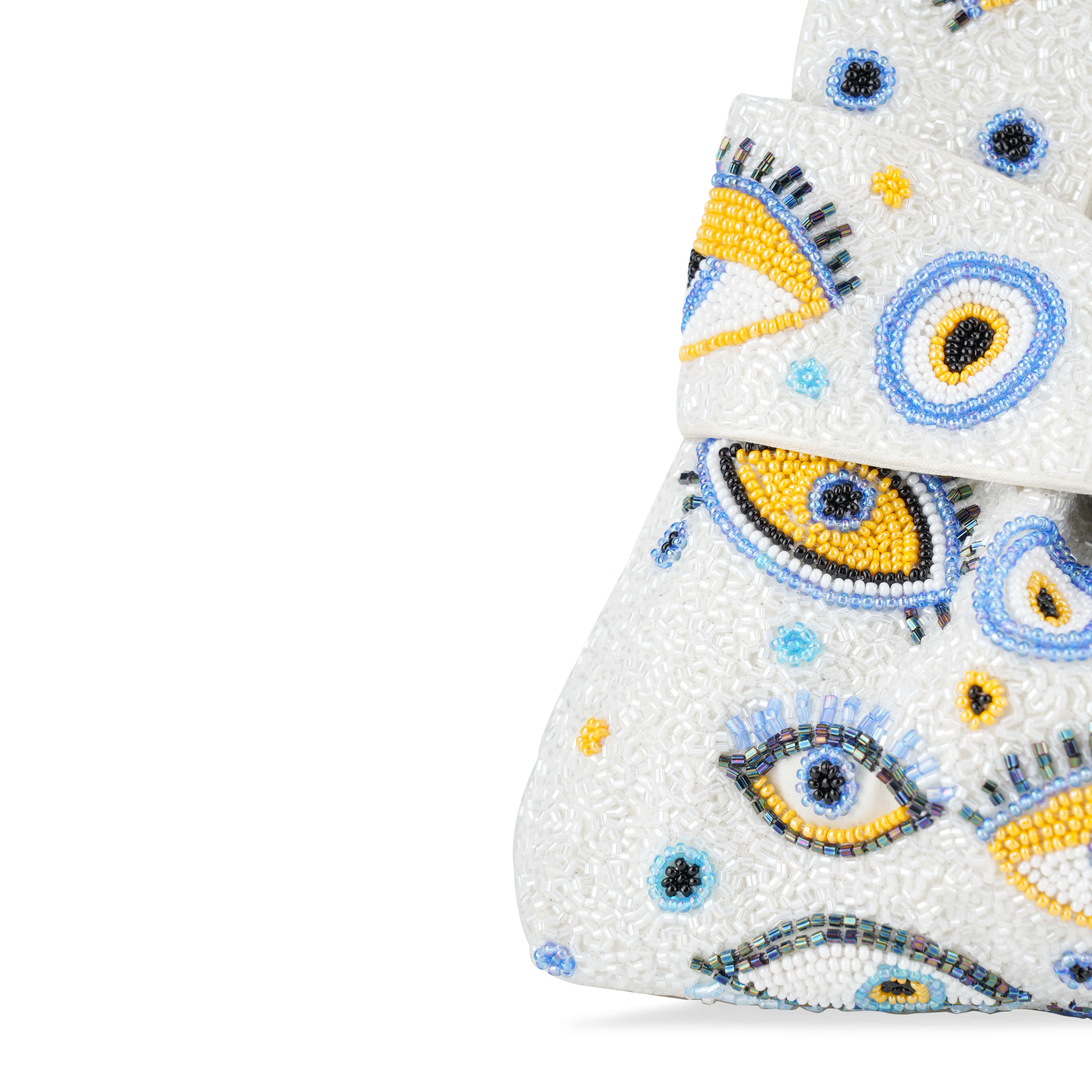 Evil Eye-Hand Embroidered Purse