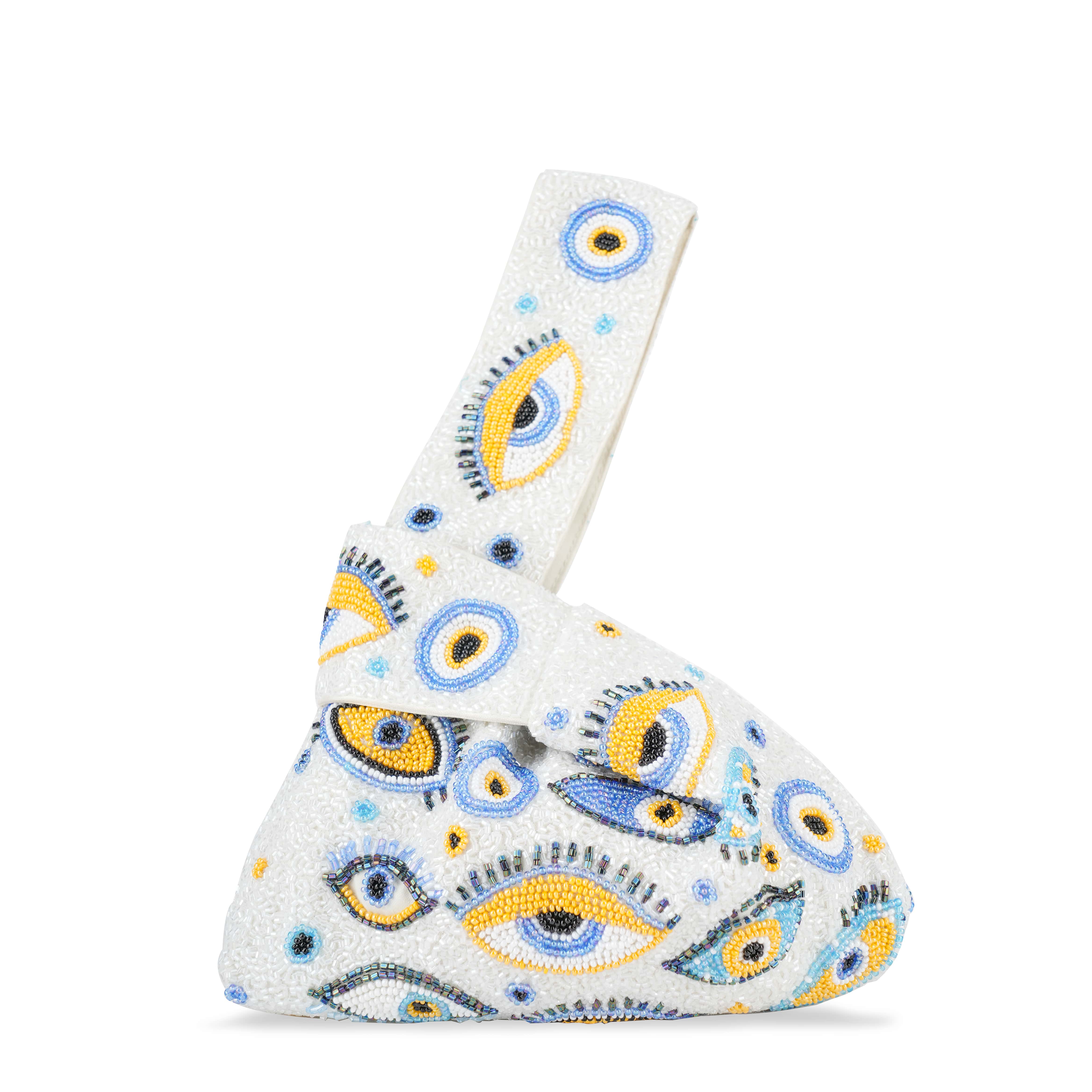 Evil Eye-Hand Embroidered Purse